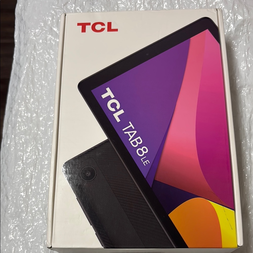 TCL Black Tablet Sleek Design Vibrant Display